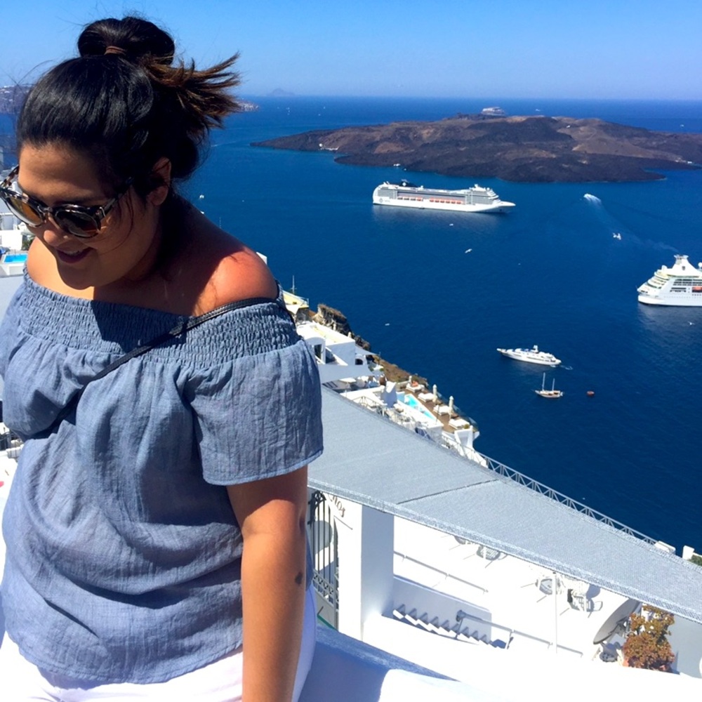 BLUE OFF THE SHOULDER SHIRT-3X